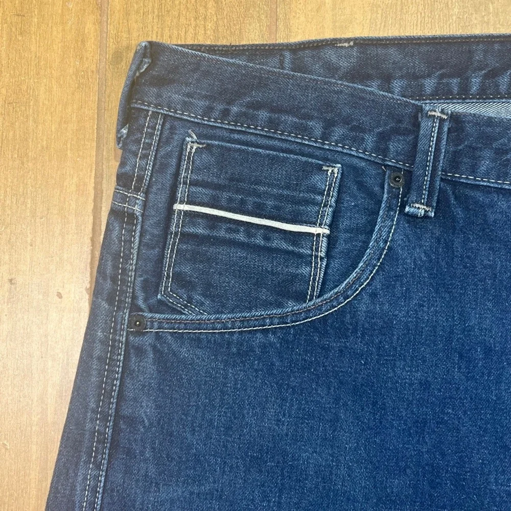 Levis 569 vintage Red‎ Tab Straight Leg Indigo Denim Jeans Flap Pocket 40x30